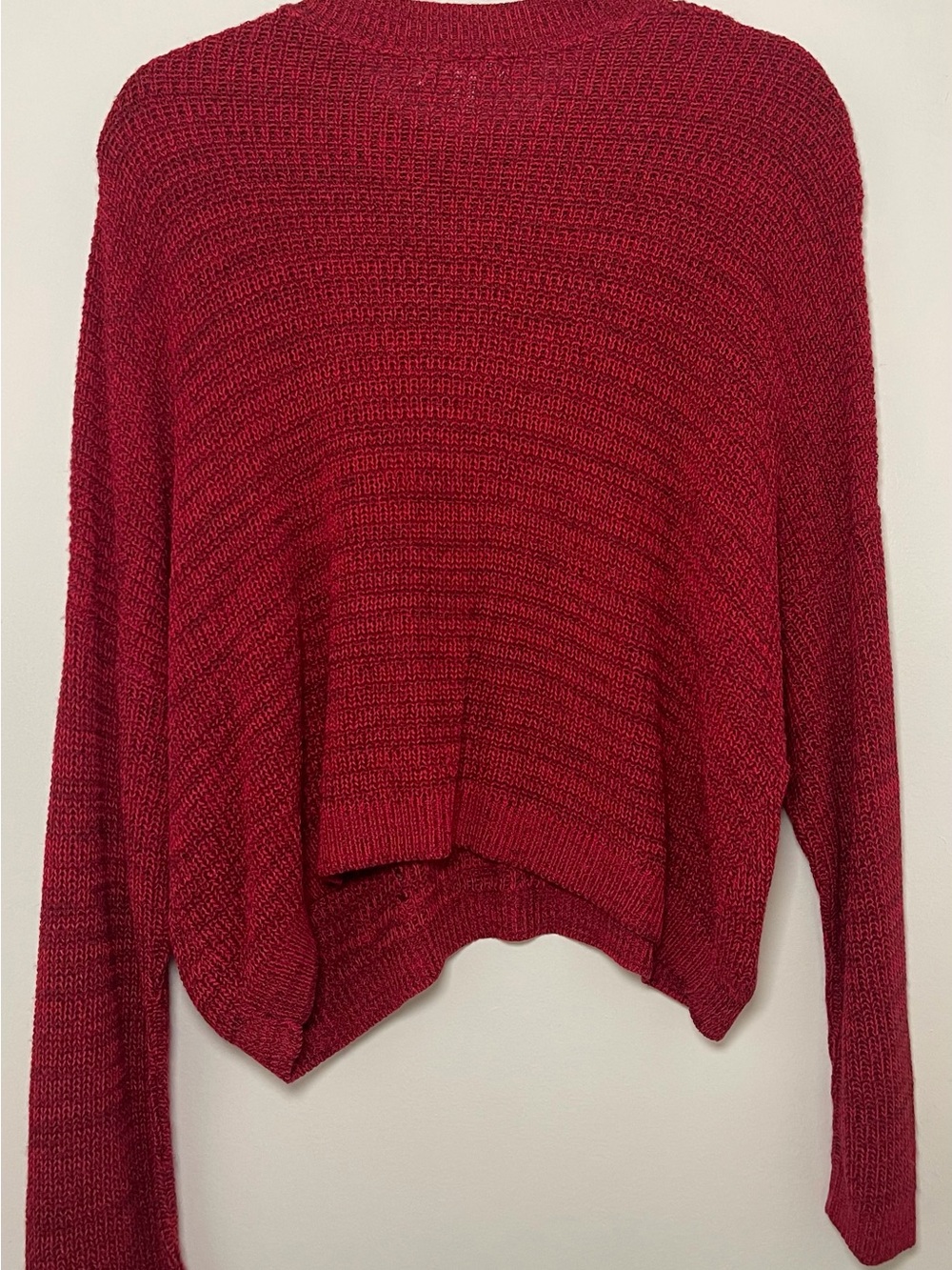 Abound Red Knit Sweater